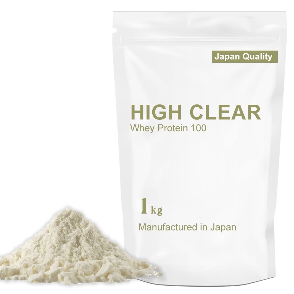 【HIGH CLEAR】WPCホエイプロテイン100 プレーン&ナチュラル / 1kg(約40回分)