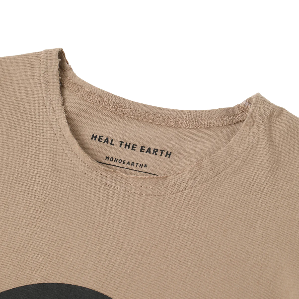 【モノアース】トラヴィス丸胴プリントクルーネックTシャツ