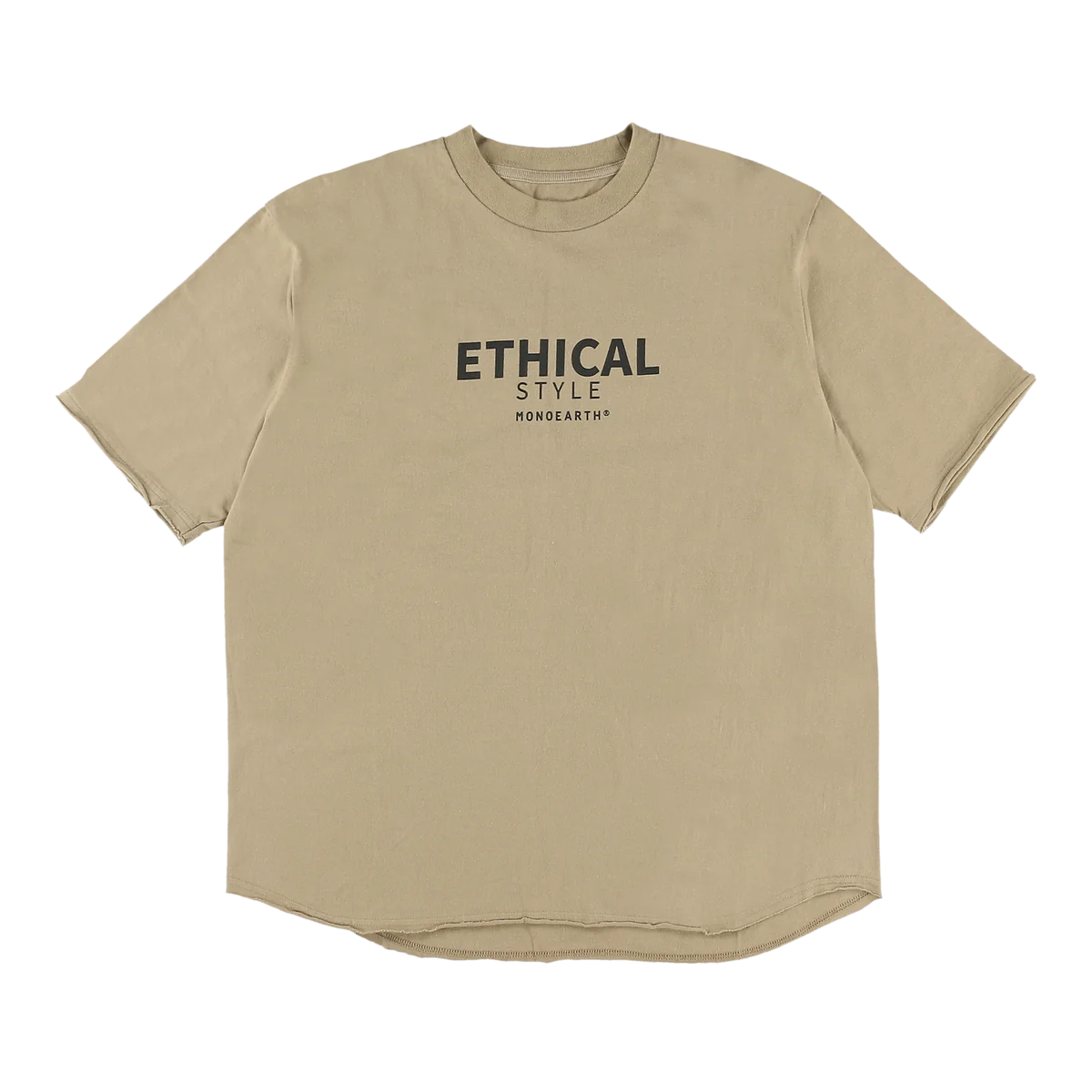 【モノアース】TRAVIS丸胴天竺半袖ETHICALTシャツ