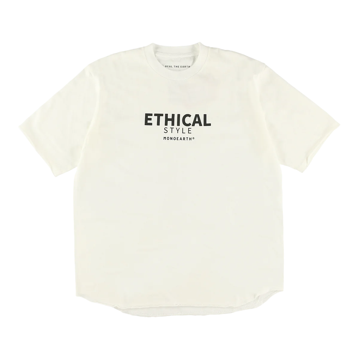 【モノアース】TRAVIS丸胴天竺半袖ETHICALTシャツ