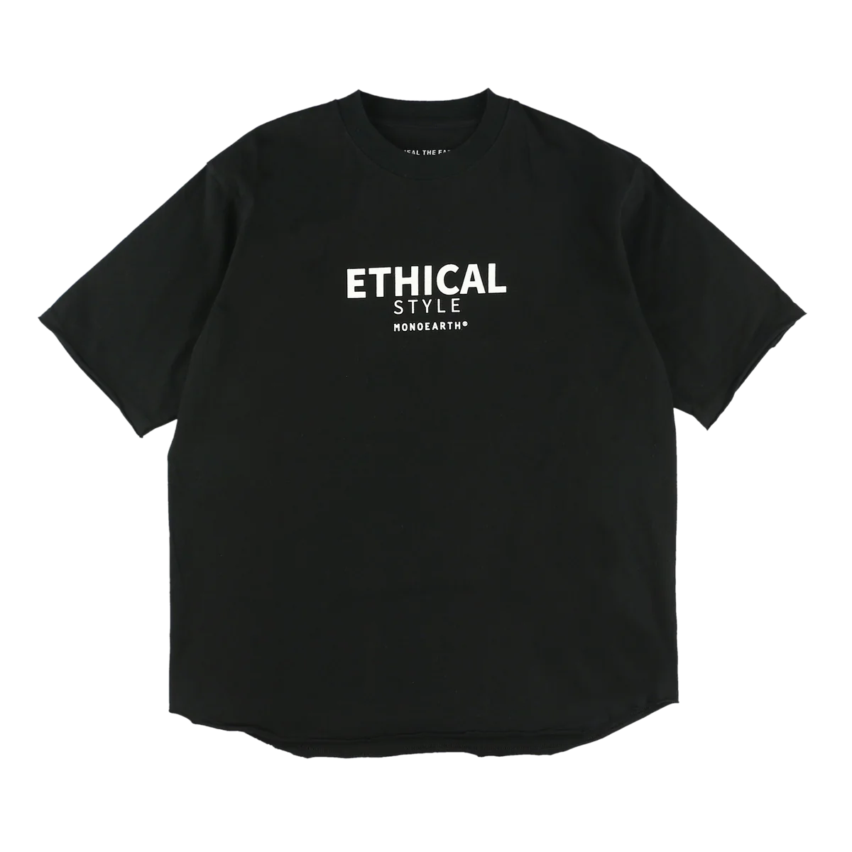 【モノアース】TRAVIS丸胴天竺半袖ETHICALTシャツ