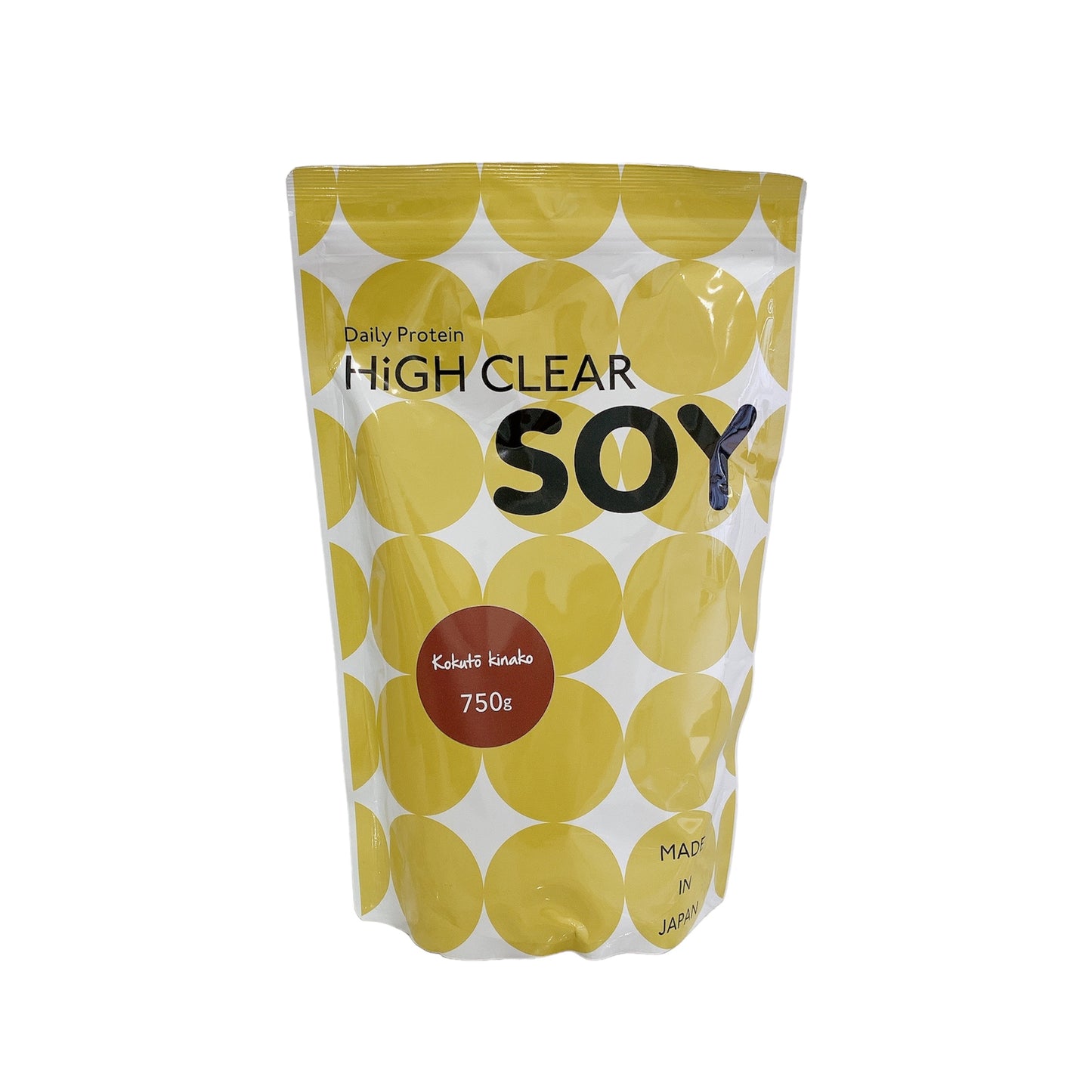 【HIGH CLEAR】ソイプロテイン100 ステビア 黒糖きなこ味 / 750g(約30回分)