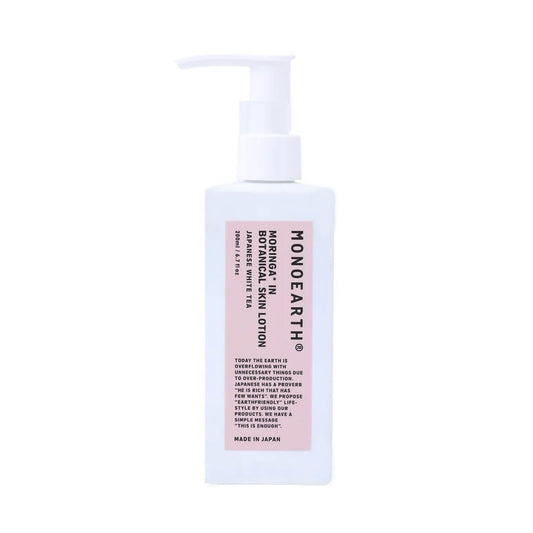 【モノアース】モリンガ イン ボタニカル スキン ローション／ジャパニーズホワイトティー(和白茶)の香り 200mL